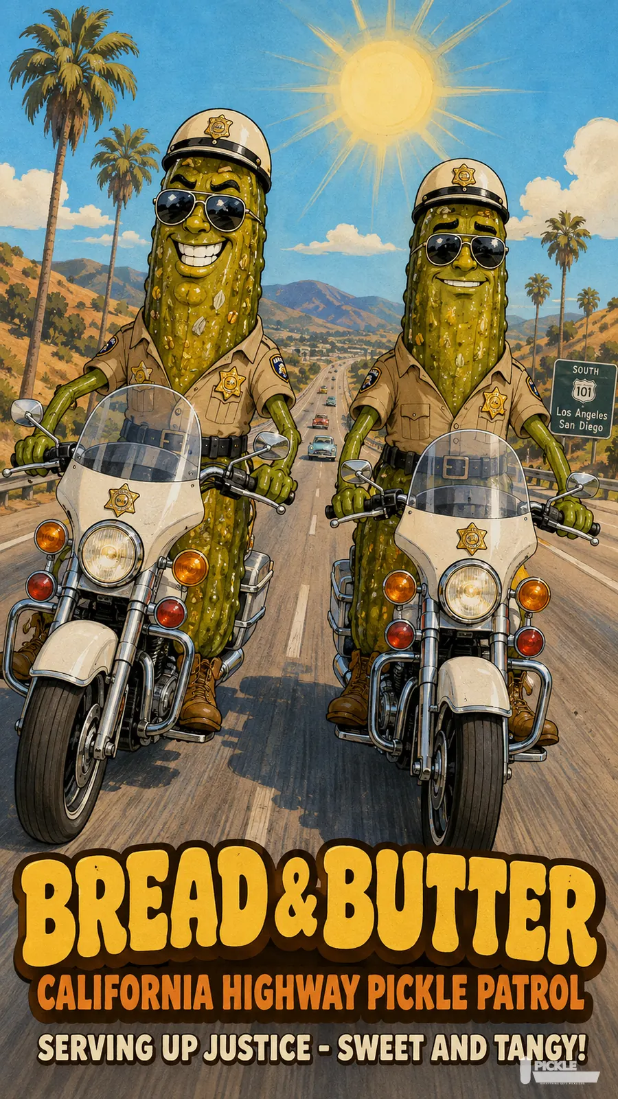 Bread and Butter pickle parody artwork.