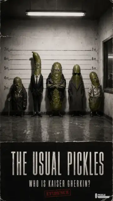 The Usual Pickles pickle parody artwork.